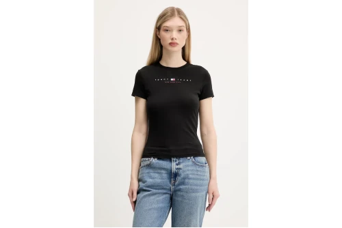 Tommy Jeans Linear Slim Fit T-Shirt Γυναικείο (DW0DW21422 BDS)