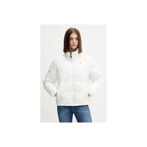 Tommy Jeans Packable Hood Relaxed Μπουφάν Puffer Γυναικείο (DW0DW21619 YBL)