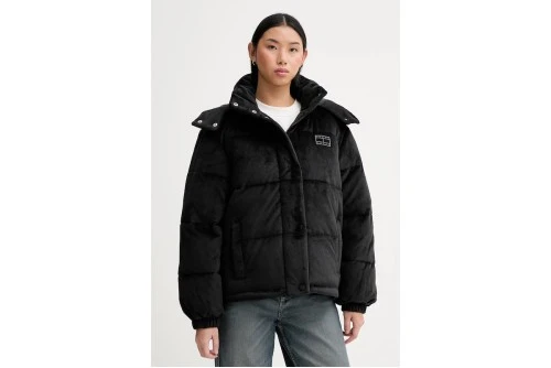 Tommy Jeans Quilted Velvet Μπουφάν Puffer Γυναικείο (DW0DW21668 BDS)