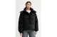 Tommy Jeans Quilted Velvet Γυναικείο Μπουφάν Puffer με Κουκούλα Μαύρο