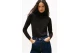 Tommy Jeans Slim Turtleneck Γυναικείο Πουλόβερ Μαύρο