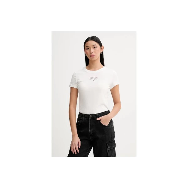 Tommy Jeans Multi Linear Slim T-Shirt Γυναικείο (DW0DW21841 YBL)