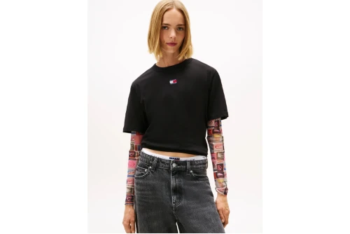 Tommy Jeans Badge Boxy T-Shirt Γυναικείο (DW0DW22202 BDS)