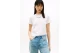 Tommy Jeans Essential Logo 2 Γυναικείο Κοντομάνικο T-Shirt Εκρού