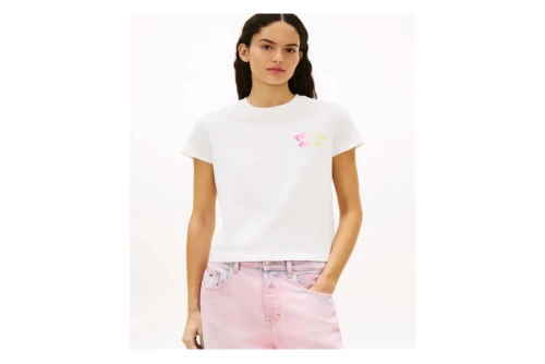 Tommy Jeans Regular Fit Bubble T-Shirt Γυναικείο (DW0DW22310 YBL)