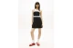 Tommy Jeans Tape Fandf Strappy Γυναικείο Φόρεμα Mini Μαύρο, Λευκό