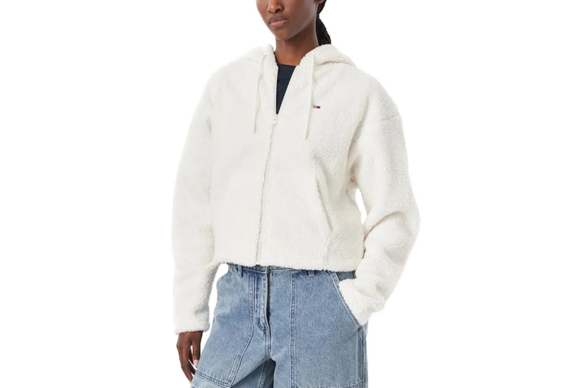 Tommy Jeans Teddy Fleece Ζακέτα Sherpa Γυναικεία (DW0DW23291 YBH)