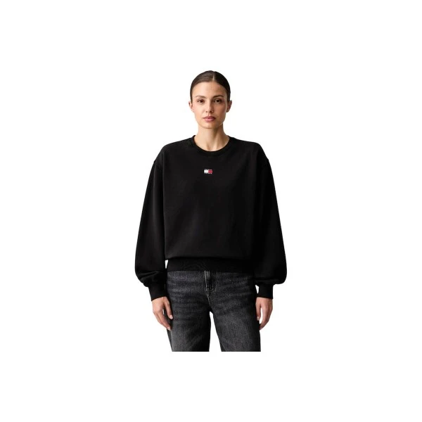 Tommy Jeans Badge Crew Μπλούζα Με Λαιμόκοψη Γυναικεία (DW0DW23297 BDS)