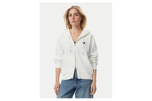 Tommy Jeans Badge Boxy Ζακέτα Βαμβακερή Γυναικεία (DW0DW23529 YBL)