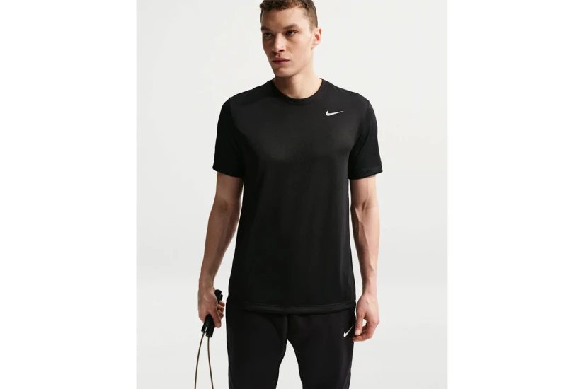 Nike Dri-FIT Legend Fitness Ανδρικό Κοντομάνικο T-Shirt Μαύρο
