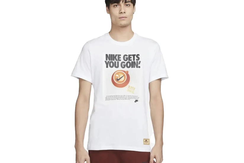 Nike Ανδρικό Κοντομάνικο T-Shirt Λευκό