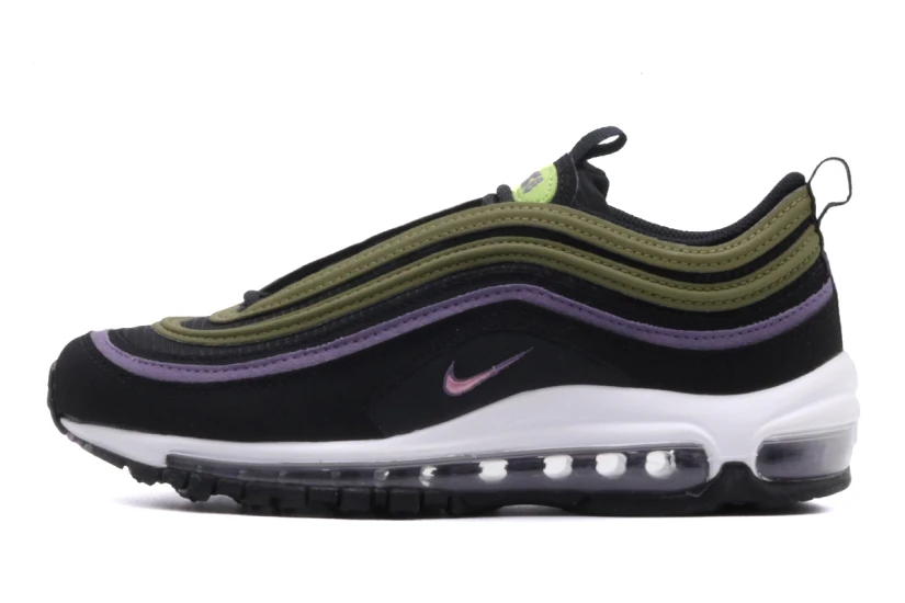 Nike Air Max 97 Sneakers Μαύρα, Λευκά, Μωβ