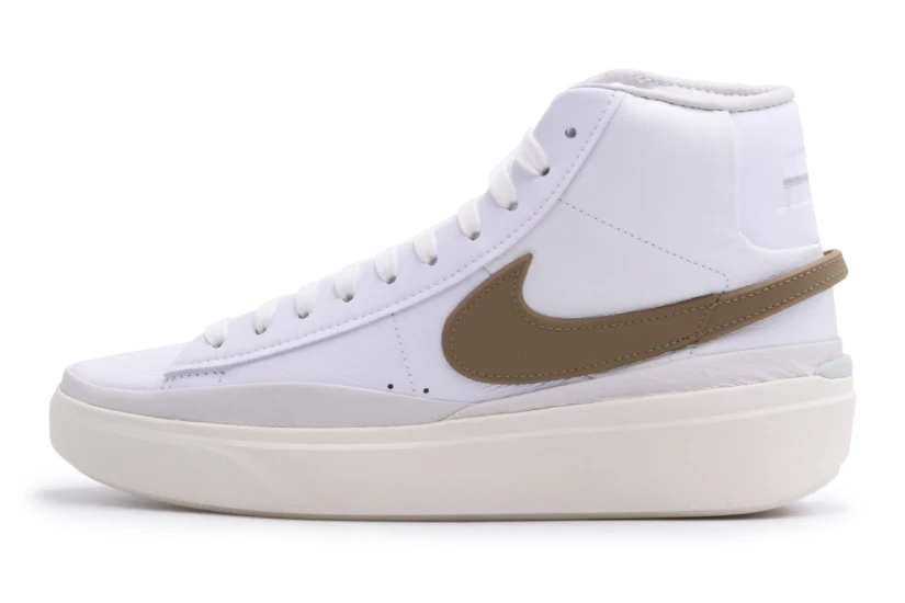 Nike Blazer Phantom Mid Ανδρικά Μποτάκια Λευκά, Καφέ