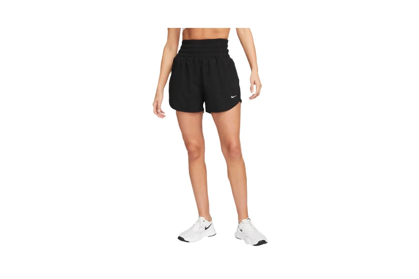 Nike One Dri-FIT Γυναικείο Αθλητικό Ψηλόμεσο Σορτς με Εσωτερική Επένδυση Μαύρο