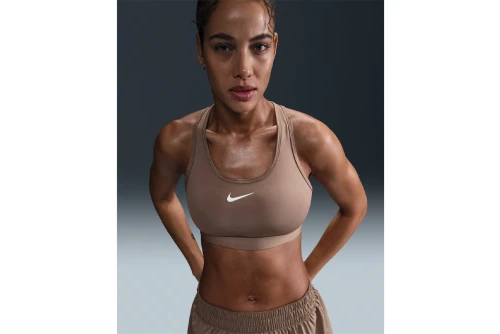 Nike Swoosh Dri-Fit Μπουστάκι Γυναικείο (DX6821 233)