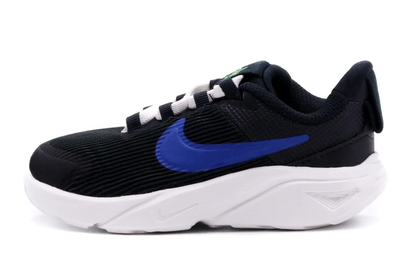 Nike Star Runner 4 Βρεφικά Παπούτσια Μαύρα, Μπλε, Λευκά