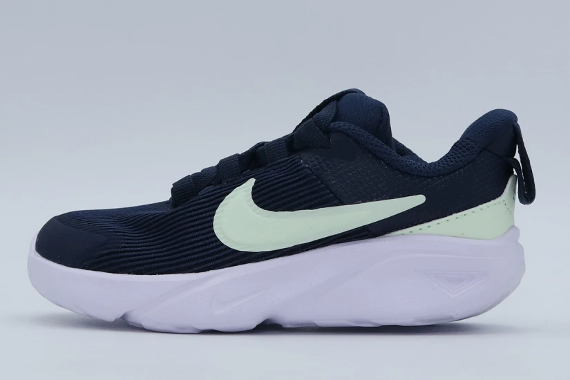 Nike Star Runner 4 Βρεφικά Παπούτσια Μπλε Σκούρο, Βεραμάν, Λευκά