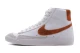 Nike Blazer Mid 77 Γυναικεία Sneakers Λευκά, Πορτοκαλί