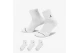 Jordan Everyday Ankle Κοντές Kάλτσες Λευκές 3 Ζευγάρια