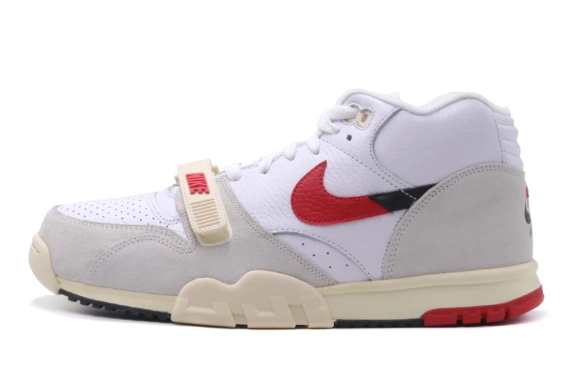 Nike Air Trainer 1 Ανδρικά Sneakers Λευκά, Γκρι, Κόκκινα