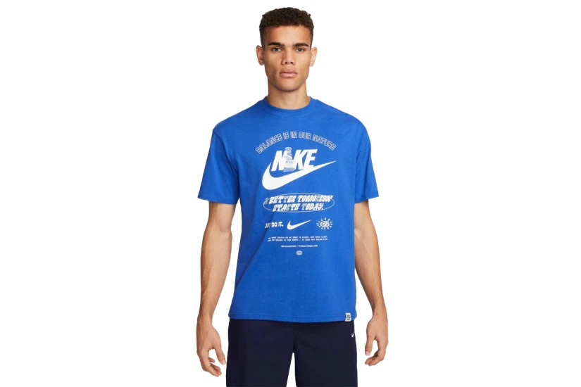 Nike Sportswear Ανδρικό Κοντομάνικο T-Shirt Ρουά, Λευκό