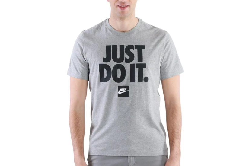 Nike Ανδρικό Κοντομάνικο T-Shirt Γκρι (DZ2989 063)