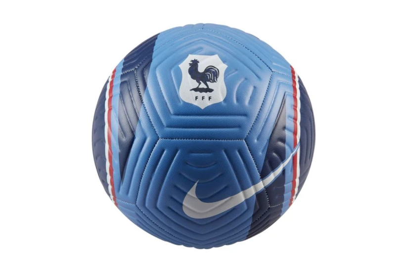 Nike FFF Academy Μπάλα Ποδοσφαίρου Ίντιγκο, Μπλε Σκούρο, Λευκή, Κόκκινη