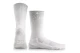 Lux Sports Soccer Grip Unisex Ποδοσφαιρικές Ψηλές Kάλτσες Λευκές, Γκρι