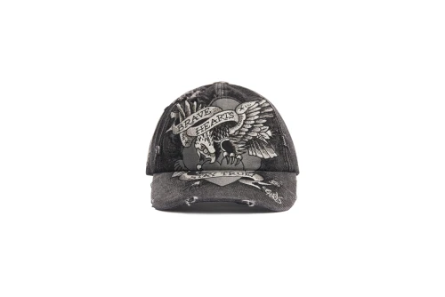Ed Hardy Brave Hearts 6 Panel Vintage Καπέλο Snapback (ED5824-58)