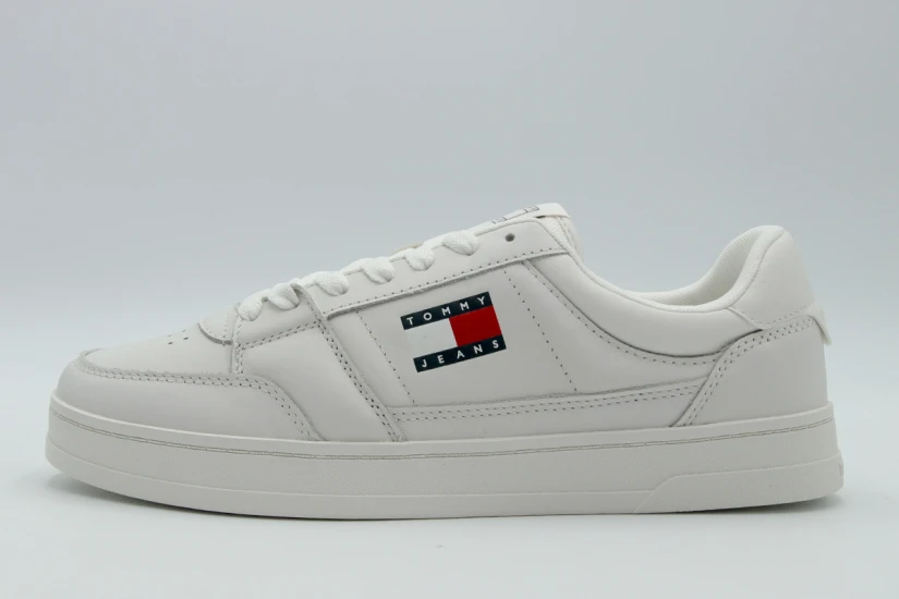 Tommy Jeans The Greenwich Essential Ανδρικά Sneakers Λευκά
