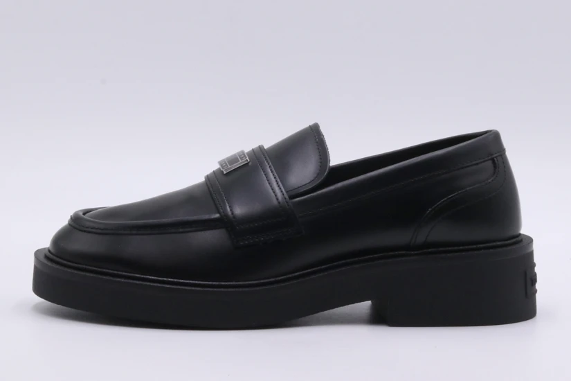 Tommy Jeans Γυναικεία Loafers Μαύρα