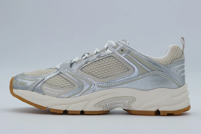 Tommy Jeans Archive97 Sneakers Μπεζ, Ασημί
