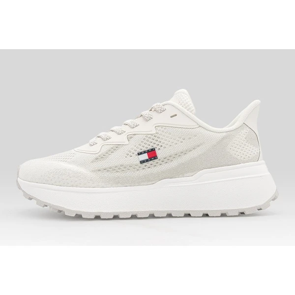 Tommy Jeans Mesh Jacquard Knit Cleat Sneakers (EN0EN02962 YBL)
