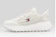 Tommy Jeans Mesh Jacquard Knit Cleat Γυναικεία Sneakers Λευκά