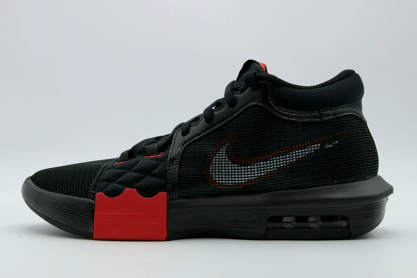 Nike LeBron Witness 8 Ανδρικά Μπασκετικά Παπούτσια Μαύρα, Κόκκινα