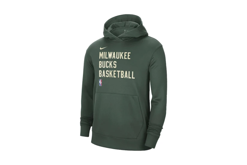 Nike NBA Milwaukee Bucks Ανδρικό Φούτερ με Κουκούλα Πράσινο