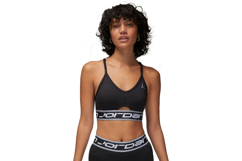 Jordan Indy Light Support Γυναικείο Αθλητικό Μπουστάκι Μαύρο