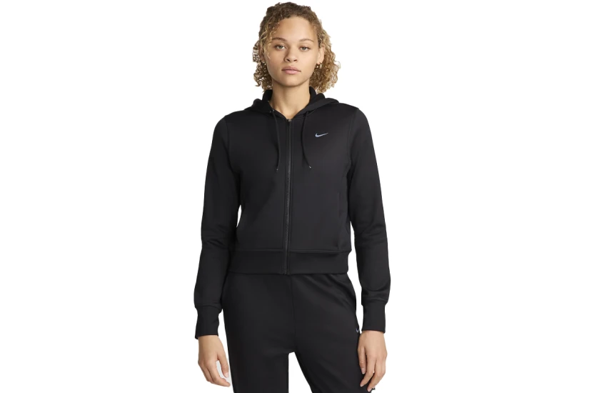 Nike Therma-Fit One Γυναικεία Ζακέτα με Κουκούλα Μαύρη