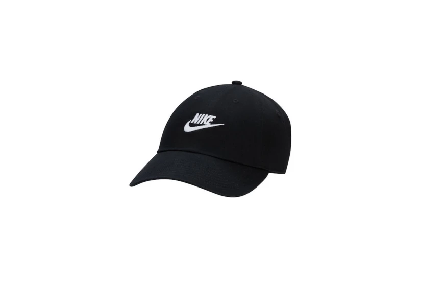 Nike Club Unisex Καπέλο Strapback Μαύρο, Λευκό