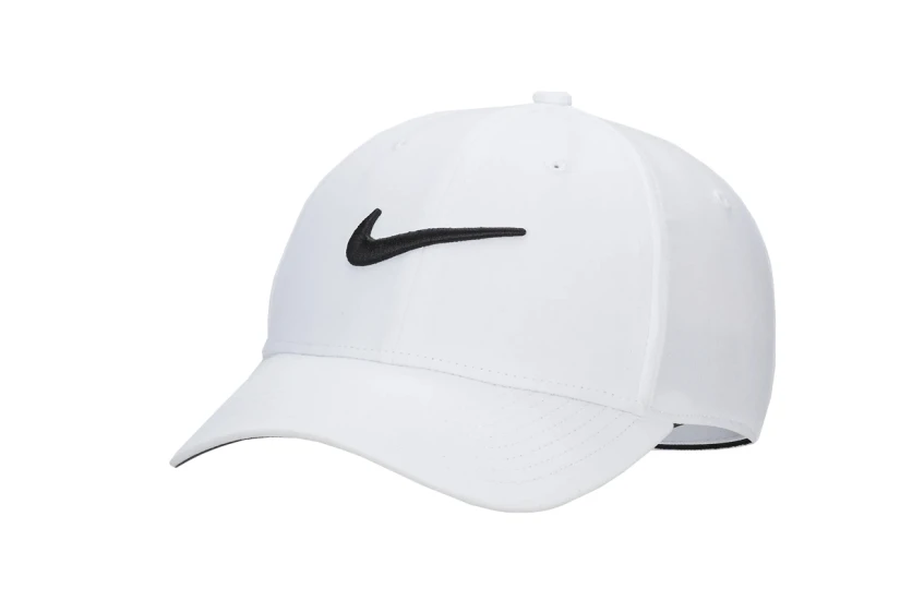 Nike Dri-FIT Club Structured Swoosh Καπέλο Λευκό