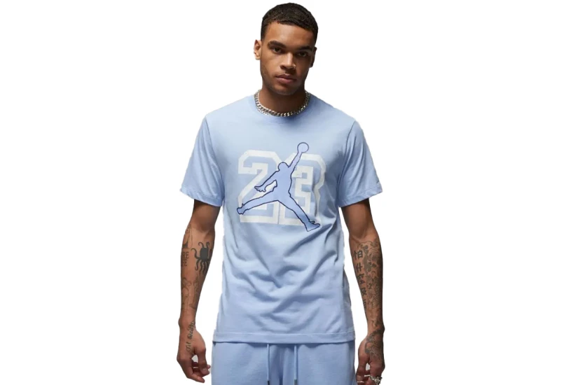 Jordan Ανδρικό Κοντομάνικο T-Shirt Σιέλ (FB7394 425)