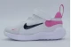 Nike Revolution 7 Βρεφικά Αθλητικά Παπούτσια Λευκά, Ροζ, Μπλε Σκούρο