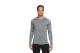 Nike Pro Dri-FIT Fitness Ανδρική Μακρυμάνικη Μπλούζα με Λαιμόκοψη Γκρι
