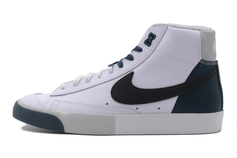 Nike Blazer Mid 77 PRM Ανδρικά Sneakers Λευκά, Μαύρα, Γκρι