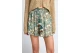Funky Buddha Floral Γυναικείο Casual Σορτς Πετρόλ, Εκρού, Καφέ