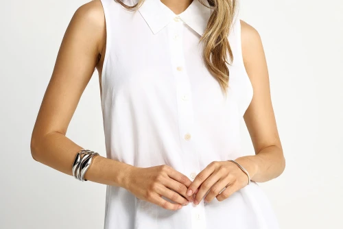 Funky Buddha Viscose Πουκάμισο Αμάνικο Γυναικείο (FBL013-101-05-WHITE)