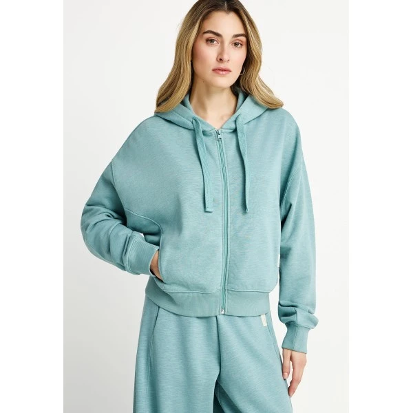 Funky Buddha Ζακέτα Βαμβακερή Γυναικεία (FBL013-101-06-MINERAL-BLUE)