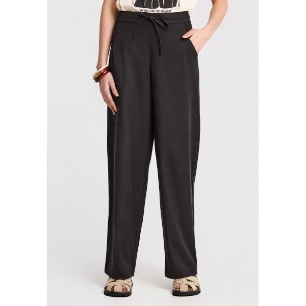 Funky Buddha Παντελόνι Casual Γυναικείο (FBL013-102-02-BLACK)