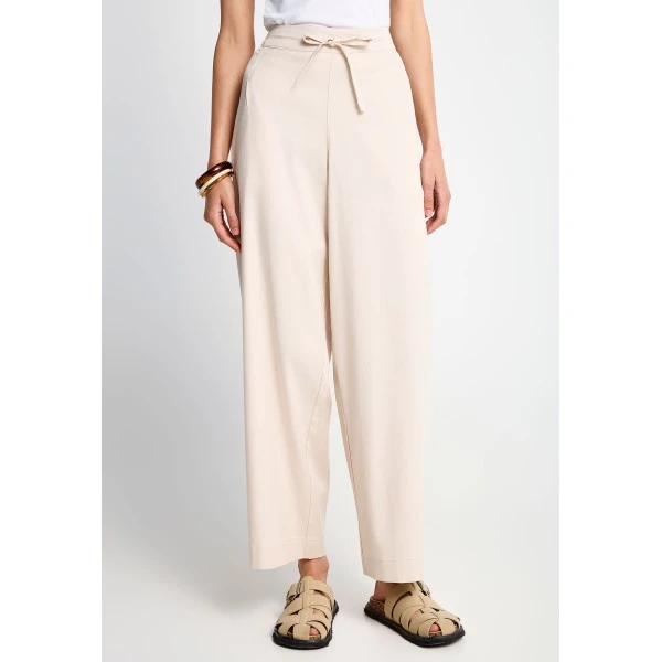 Funky Buddha Παντελόνι Casual Γυναικείο (FBL013-102-02-CLOUD-CREAM)