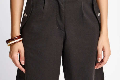 Funky Buddha Βερμούδα Casual Γυναικεία (FBL013-103-03-BLACK)